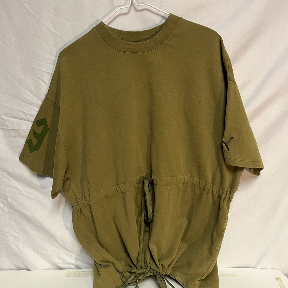 Olive Green Drawstring sweatshirt 
Puma by Rihanna size S